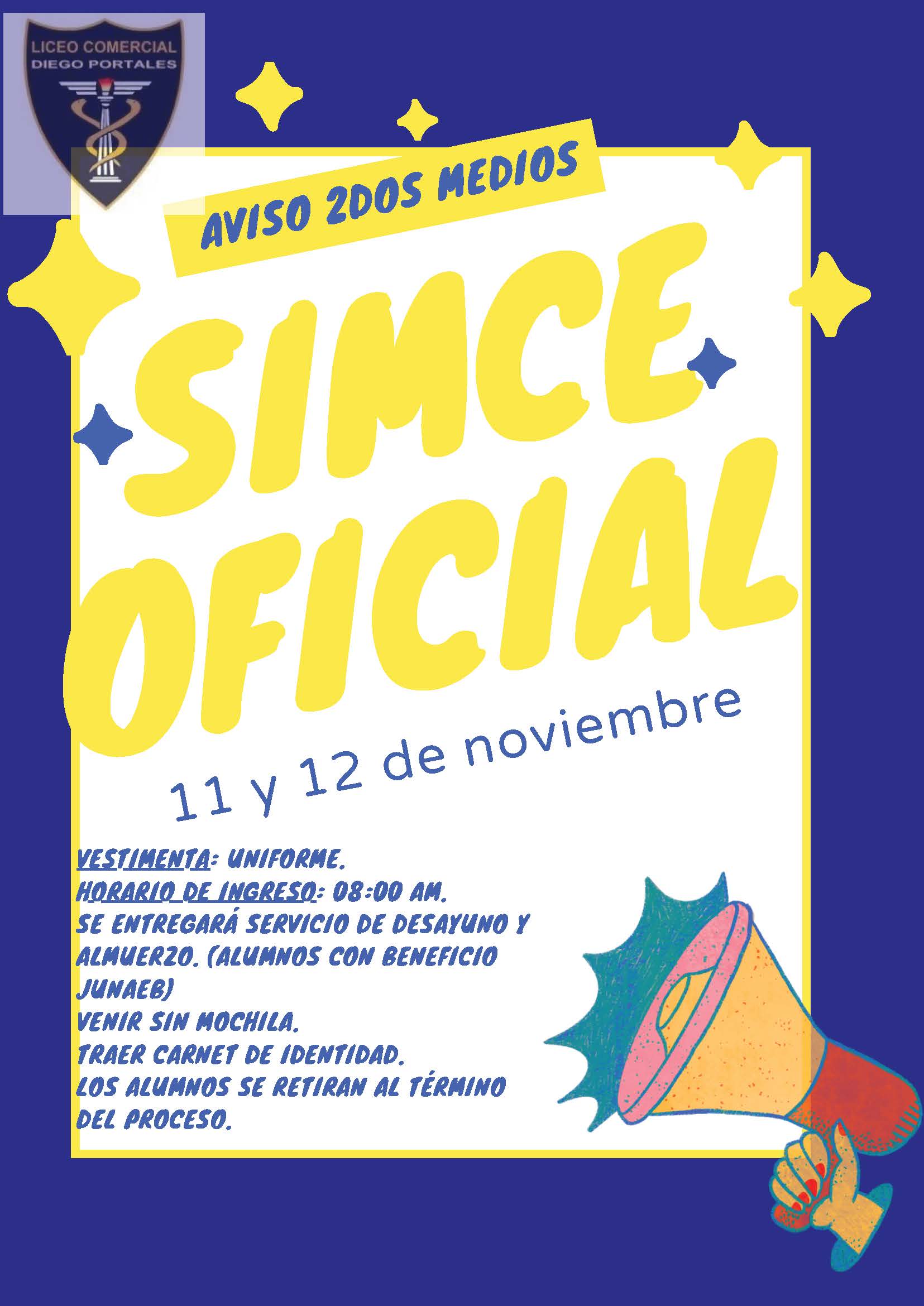 Información SIMCE segundos medios