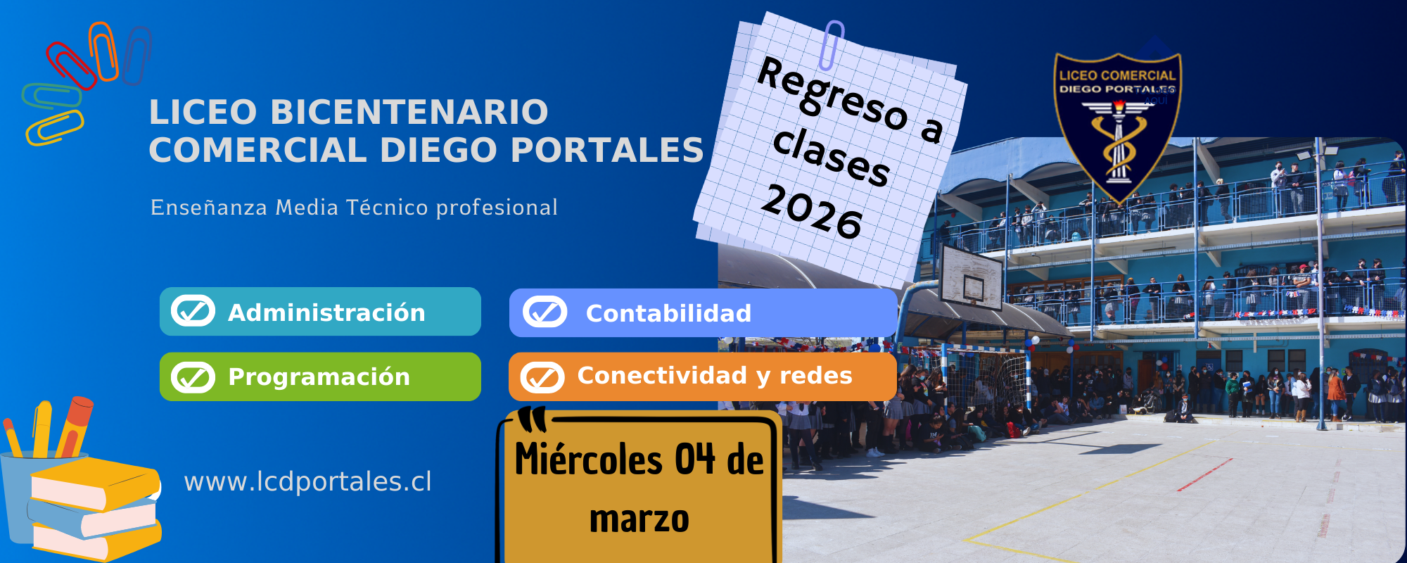 Banner de bienvenida