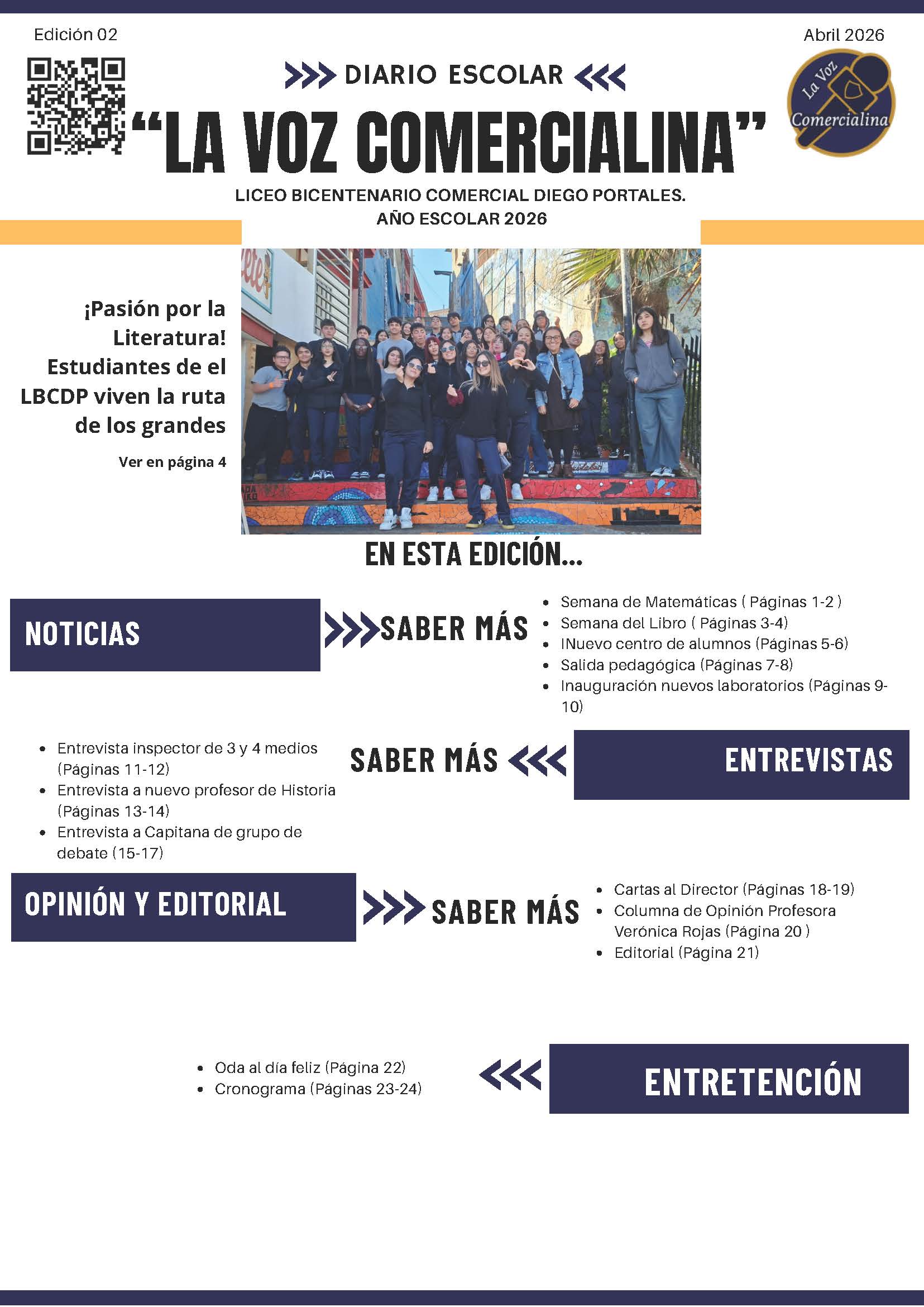 La voz Comercialina edición: abril
